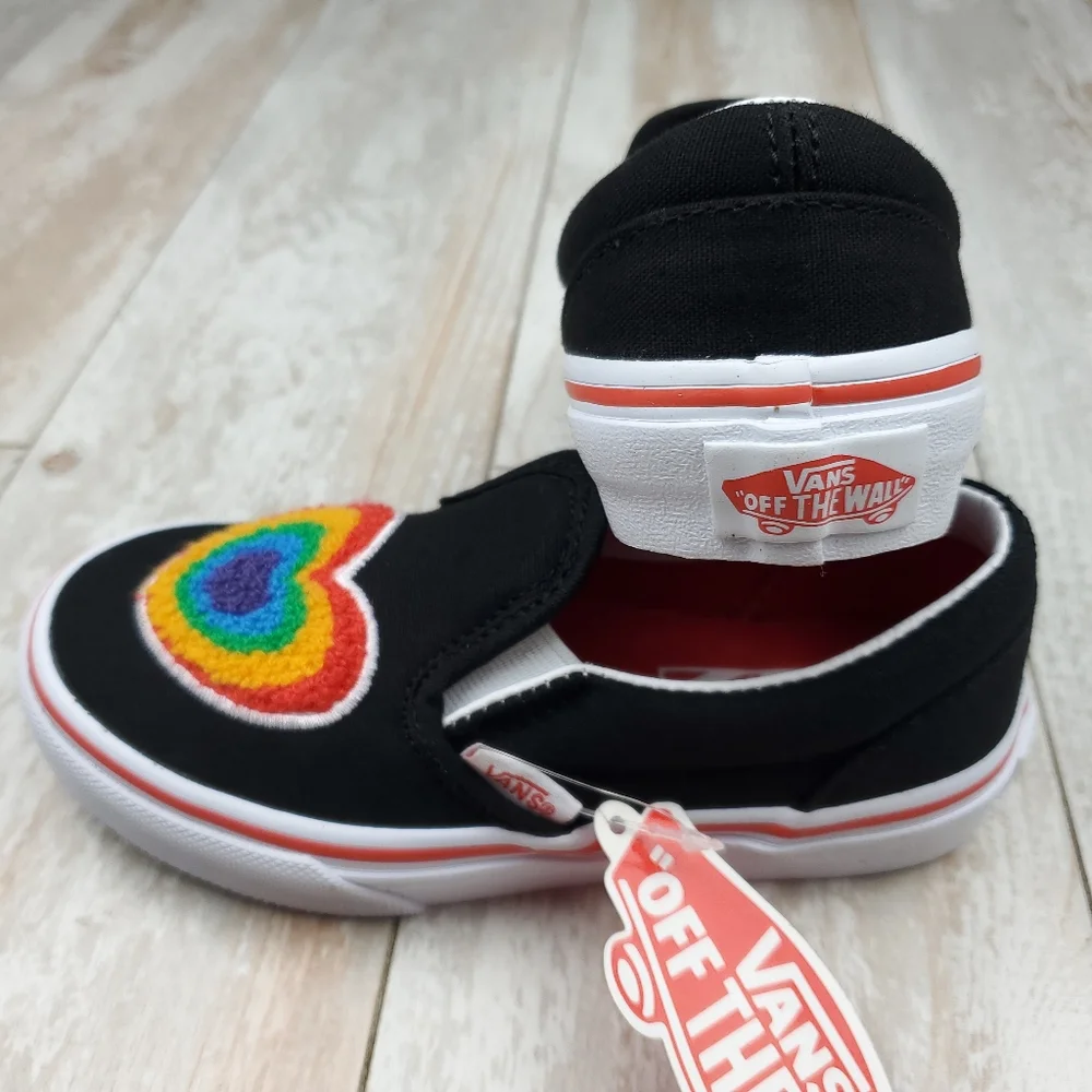 Vans Classic Slip On Chenille Rainbow - Picture 5 of 8